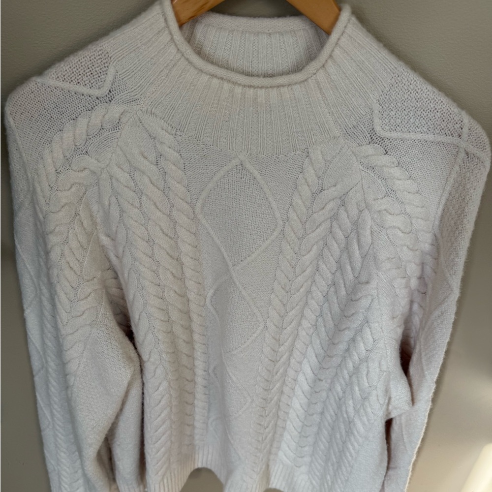 J.Crew Off-White Ribbed Sweater